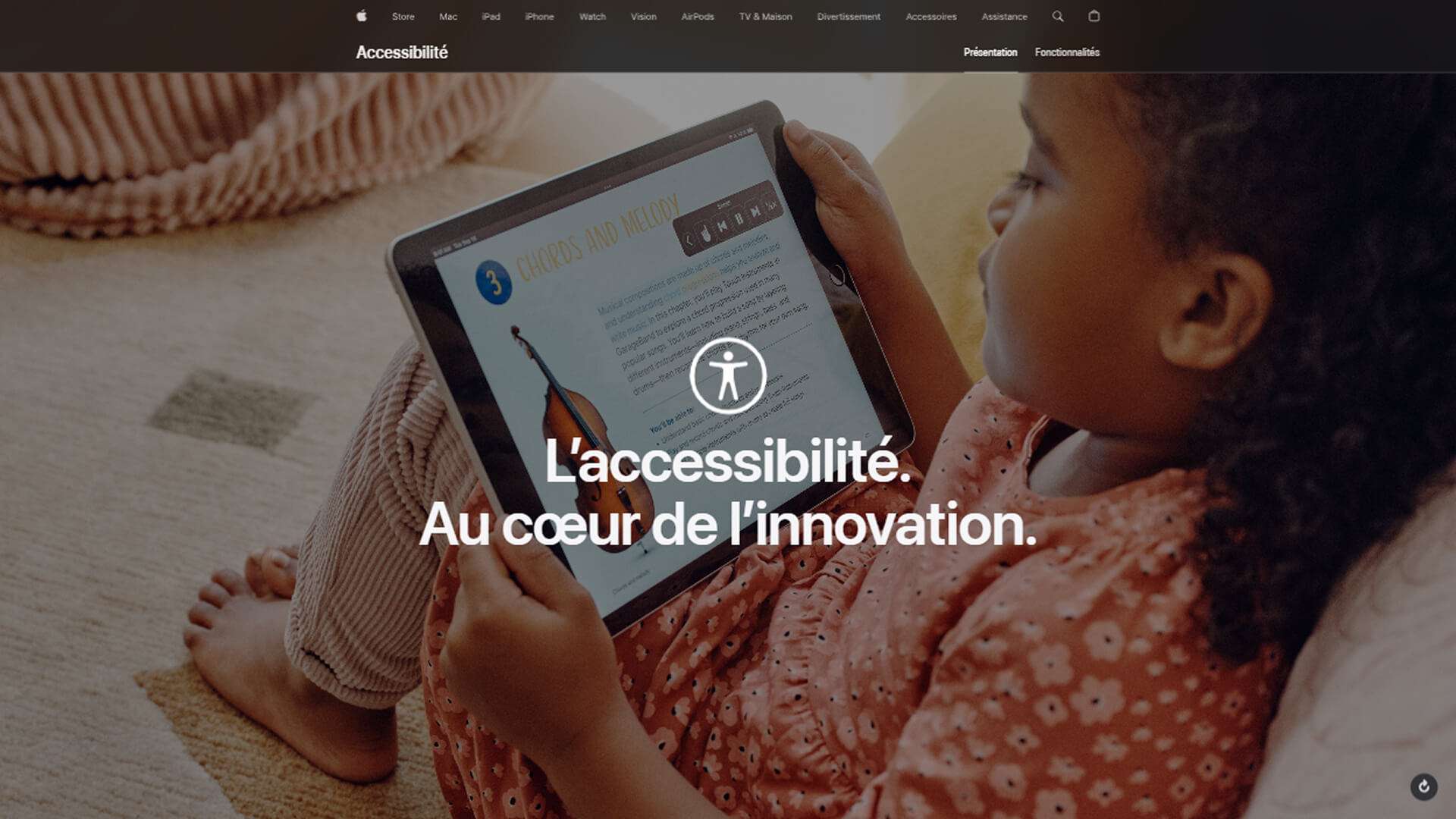 Apple-education-accessibilité. Au cœur de l’innovation